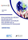 Évaluation du décret du 03 mai 2019 instaurant un Forum des jeunes de la Communauté française